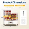 VIVOHOME Electric 8 Trays Food Dehydrator, 400W Hydrator Machine with