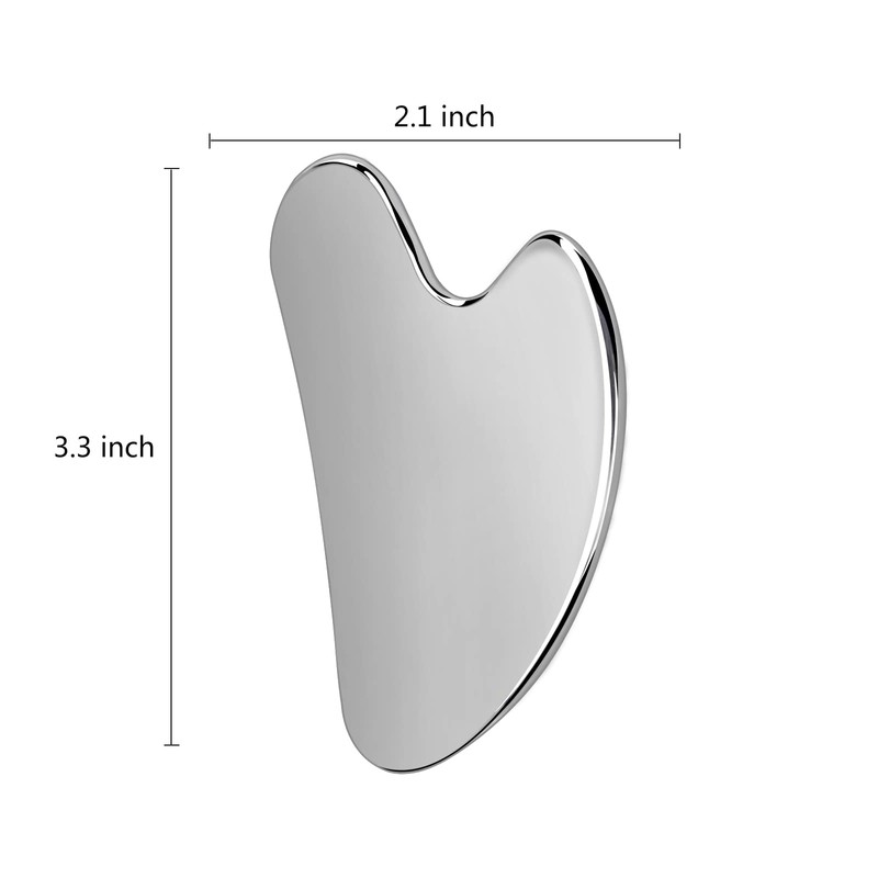 Gua Sha, Premium Stainless Steel Gua Sha Stone, Guasha for