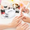 Nail Dip Powder Tray | Portable Double Layer Powder Tray,Glitter