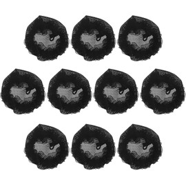 Outanaya 10 Redecillas Para El Cabello Accesorios Para El Cabello De Danza Para Niñas Redecilla De Malla Reutilizable Para Moños Para Moños De Ballet Color Negro