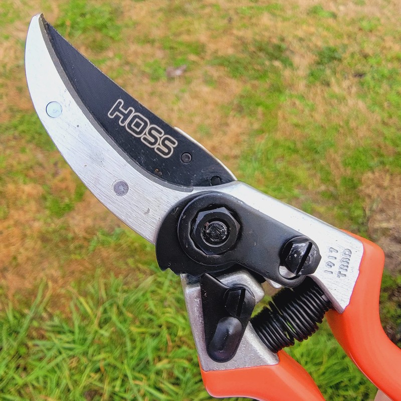 HOSS Pruning Shears | Heavy-Duty Pruning Shears with Non-stick Blade