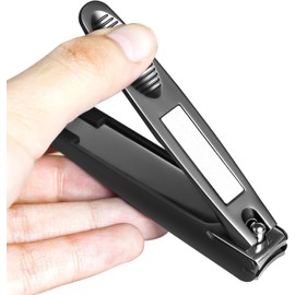 [Splatterproof] Nail Clippers, Easy Operation & Safe Design, Dual-Purpose Type, Curved Blade, Anti-Slip, Comfortable Grip, Portable, For Kids, Adults, Elderly People, Recommended as a Gift