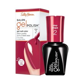 Sally Hansen Salon Gel Polish, Step 2, Crazy Crimson, 0.23 fl oz
