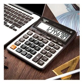 Calculadora Casio Gigante Gx-120b-w-dc Negro                                                                                                          