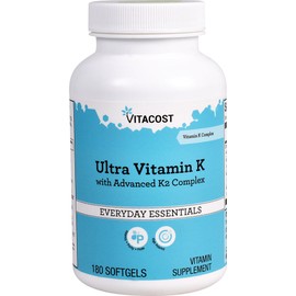 Vitacost Ultra Vitamin K with Advanced K2 Complex - 180 Softgels