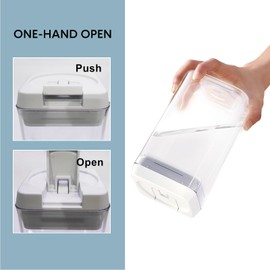 XINGJIA Airtight Container Food Storage Containers Kitchen Pantry Storage Containers for Snacks Candy Salt Herbs Spices (3)