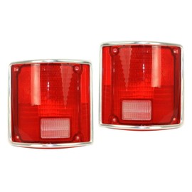 Z-Ryixiu 2pcs Driver and Passenger Side Pair Turn Signal Lamp Assembly Tail Light Set for Blazer for C10 Suburban & Pickup for C30 Pickup for K20 Suburban & Pickup for K20 Suburban & Pickup