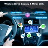 Double Din Car Stereo with Type-C Changer Wireless Car Stereo