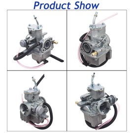 Silscvtt Carburetor Replacement for Yamaha Raptor 50 YFM50 2004 YFM50R 2005-2008 Raptor 80 2002-2008 Moto-4 80 1985-1993 Champ 100 YFM100 1987-1991