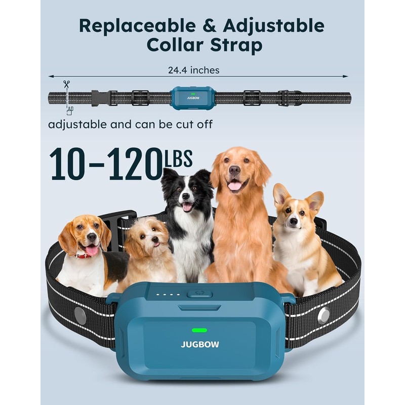 Jugbow Dog Shock Collar - 4200FT Dog Training Collar with