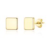 Philip Jones Gold Plated Square Stud Earrings