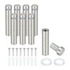 PATIKIL 1/2" x 2" Standoff Screws, 8Pcs Stainless Steel Wall
