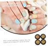 Healeved Metal Nail Art Decor and Star Moon for Manicure