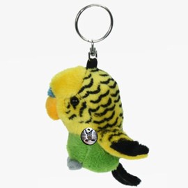 Budgie Green Key Ring Plush Cuddly Toy Pendant Mandy – Cuddly Toys *biz