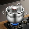 Toutrop Titanium Hammered Soup Pot, Nonstick Soup Pot, Large Cooking