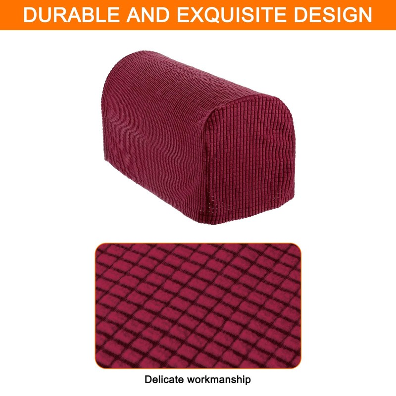 uxcell Stretch Armrest Covers Armchair Anti-Slip for Chairs Sofas Couch