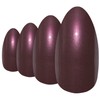 False Nails Bling Art Brown Glitter Almond Stilet Fake Long