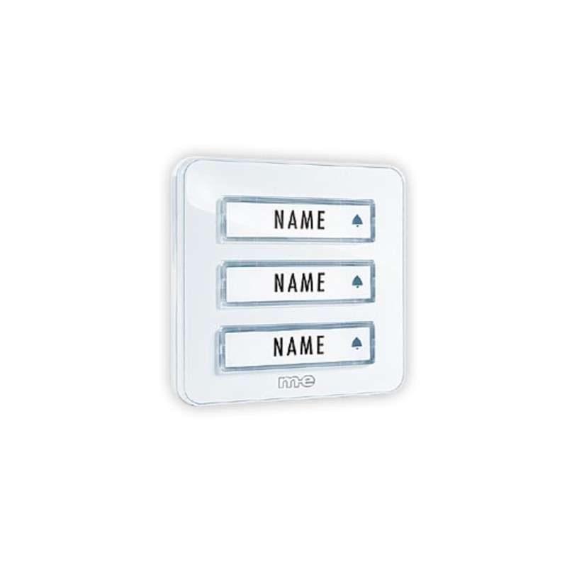 m-e modern-electronics KLINGELTASTER KTA 3 FAM. WEI