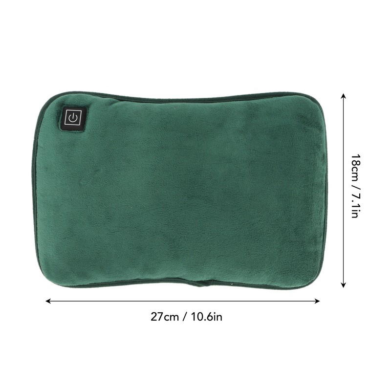 Electric Heated Hand Warmer Soft Cotton Velvet 3 Gears Temperature