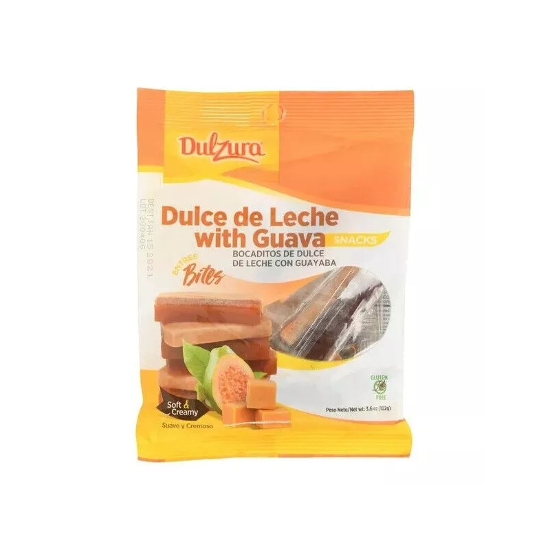 Dulzura Borincana Dulce de Leche con Guayaba (Milk candy with