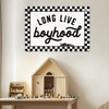 Long Live Boyhood Banner Boy Room Decor, Banner Flag 28.5x20
