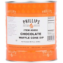 Chocolate Waffle Cone Dip - #10 Can By Tabletop King