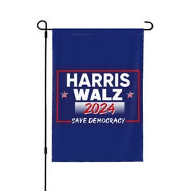Harris Walz 2024 Garden Flag 28x40 Harris Walz 2024 President Yard Flag Sign Double Sided Harris Walz 2024 House Flag No Flagstand