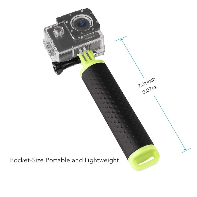 WOLFANG Floating Buoy Grip, Waterproof Handle, Monopod, Hand Grip, Floating
