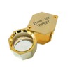 Bullongè Visicon Gold Triplet Magnifying Glass 21 x 10 with