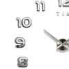 3D Number Large Wall Clock Silent Simple Fashionable Decorative Numeral