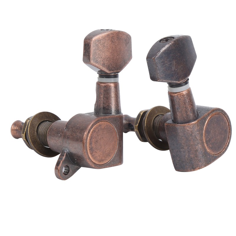 6Pcs Guitar Locking Tuners Tuning Pegs for Full Enclosed Electric
