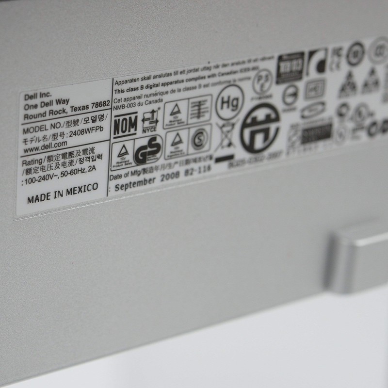 Dell UltraSharp 2408WFP 24-inch LCD monitor (Certified Refurbished)