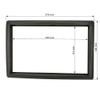 tomzz Audio 2445-035 Double DIN Radio Faceplate Compatible with Renault