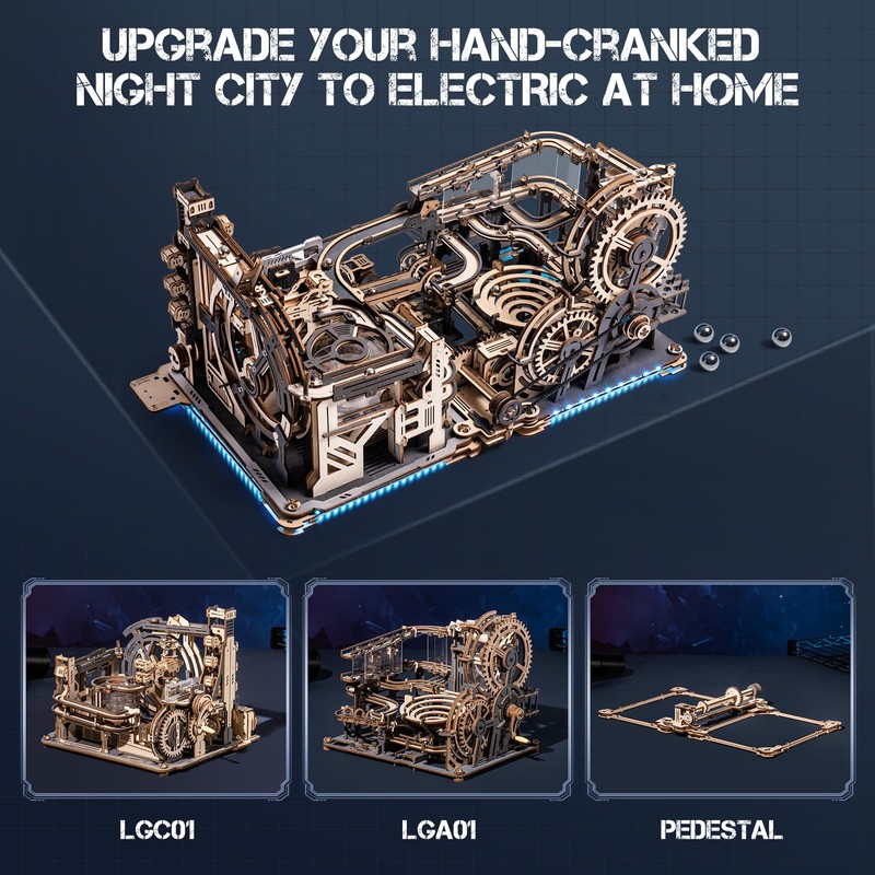 ROKR 3D Puzzles Marble Run Link Pack LG01(Connects Marble Night