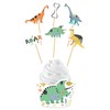 Folat 68304 Cupcake Decoration Set Dino Roars 12-Piece Multi-Coloured