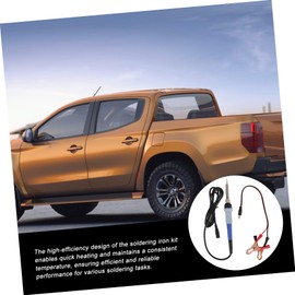 PACKOVE Automobile Soldering Iron Set Wire Kit Portable Tool Electric Soldering Iron for Vehicle Repair 12-24v