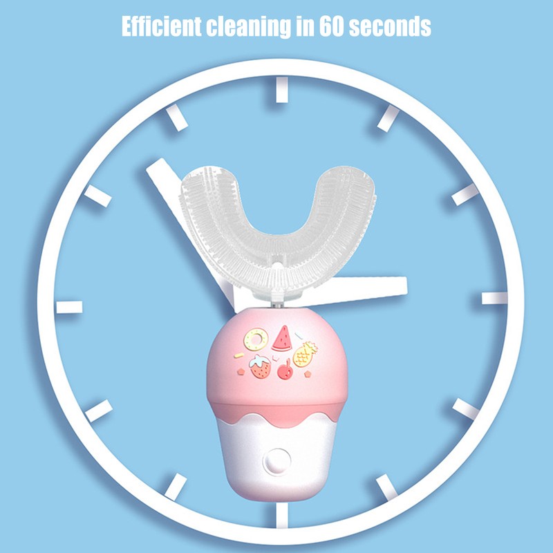 U Shaped Electric Toothbrush Smart USB Wireless Automatic Toothbrush Oral