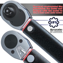 Aiourx 1/2 Inch Drive Click Torque Wrench Set 20-295 Ft.-Lb. / 27.1-400.2 Nm 3 Piece