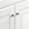 Goo-Ki 6 Pack Knurled Champagne Bronze Cabinet Knobs Champagne Gold