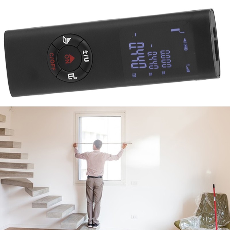 High Accuracy Handheld Laser Distance Meter Maximum Measuring Distance 40m