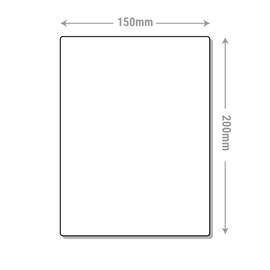 V Safety Danger Strong Magnetic Field - Portrait 150 x 200 mm - 2mm Super-Tough Rigid Plastic Safety Sign