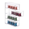 IGNPION 1pc Acrylic Coffee Pods Storage Box with 4 Drawer,