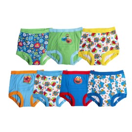 Sesame Street Unisex- Baby Potty Training Pants Multipack, Sesameb7pk, 2T