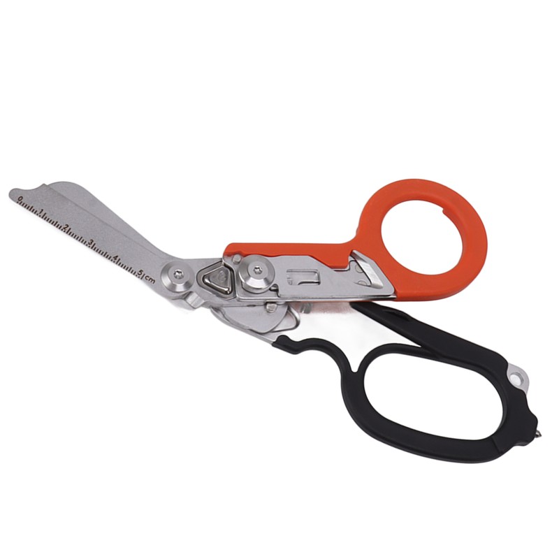 Emergency Response Shears Foldable Shear with Ring Cutter Glass Breaker