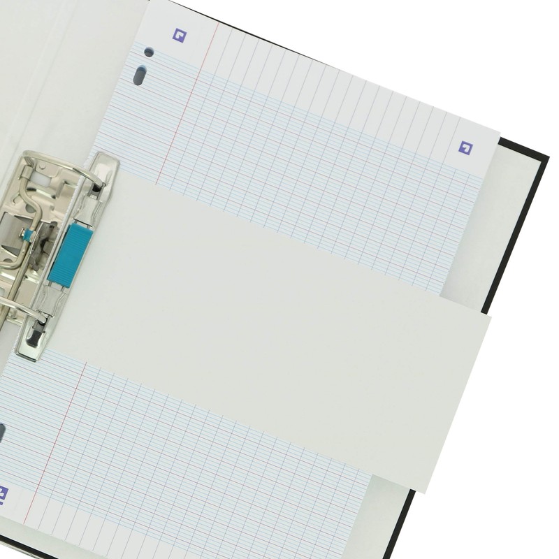 100 x Oxford Punched, Cardboard File Dividers, 190gsm, 4 Colours