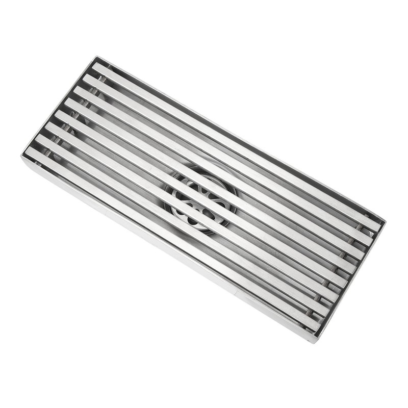 Linear Shower Drain Stainless Steel Odor Resistant Rectangular Floor Drain