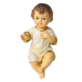 STOBOK Baby Jesus Figurine, Nativity Scene, Jesus Figure, Nativity Scene Christmas Jesus Christ Child, Jesus Child Jesus, Resin Holy Statue, Religious Figure, Table Figure, Churches, Home Decor, 6 cm