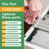 OEM 154825001 Dishwasher Heating Element Compatible with Frigidaire Kenmore Sears