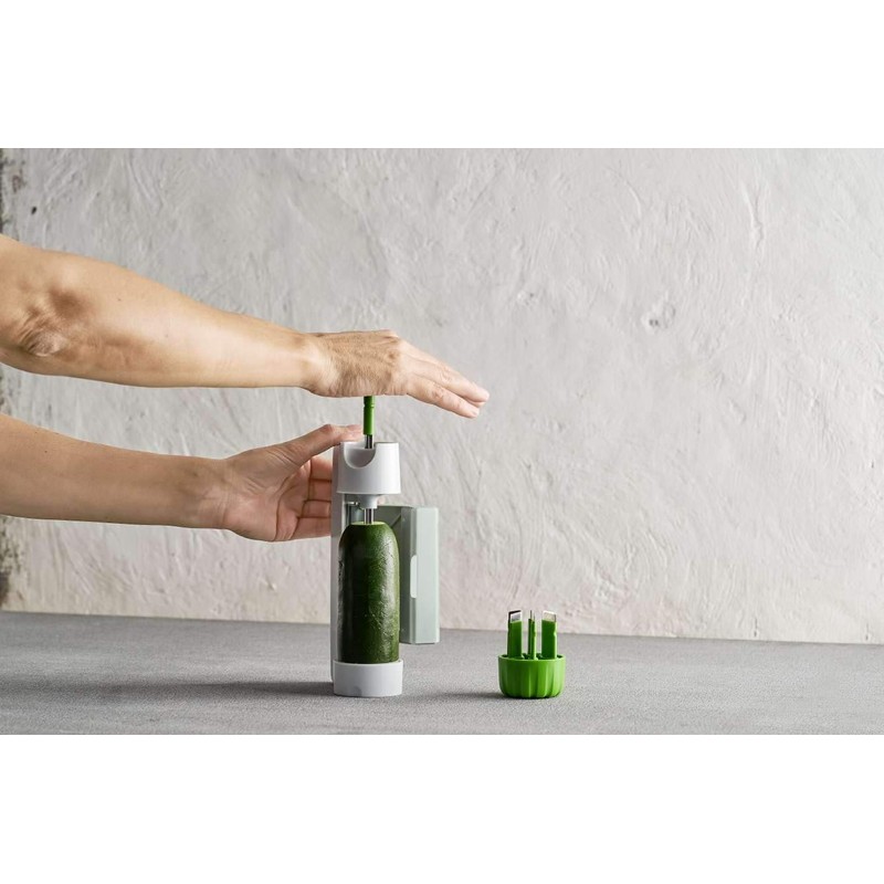 Betty Bossi Veggie Sheet Slicer, Green, Plastic, Fruit and Vegetable