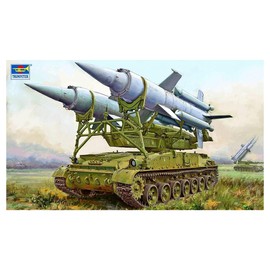 Trumpeter - 1/72 2K11A Tell with Rocket 9M8M Krug-A - Plastic Model Kit